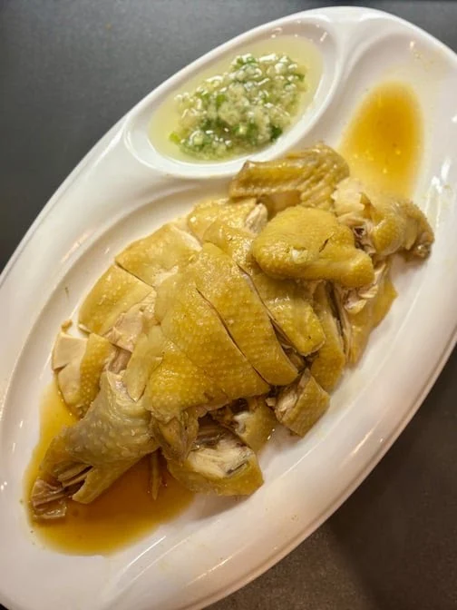 Chicken Wih Green Onion Giger 霸王鸡, CK's Restaurant 美食坊